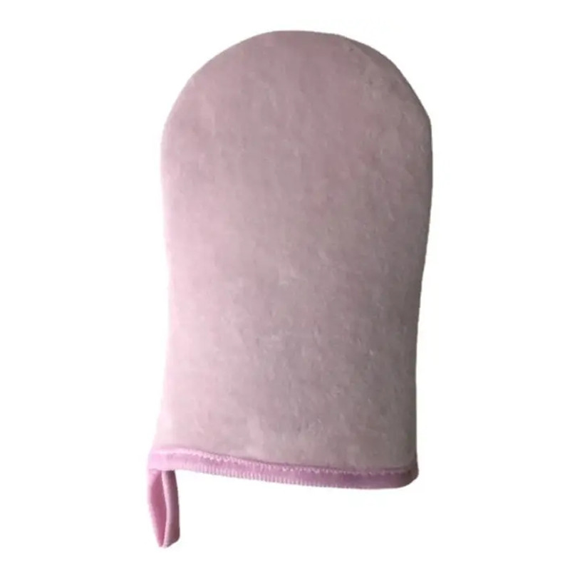 Reusable Bath Scrubbers Exfoliating Mitts Self Tanning Mitt Applicator Elastic Wrist Sunless Washable Tanner Mitts Glove Cream Lotion Mousse Body Cleaning Gloves