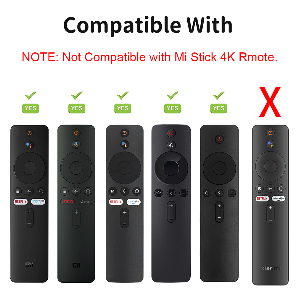 Xiaomi TV Box S Mi Stick 4K 1080pシリコンリモートコントロールケース漫画ワニクリエイティブ保護シェルのカバー