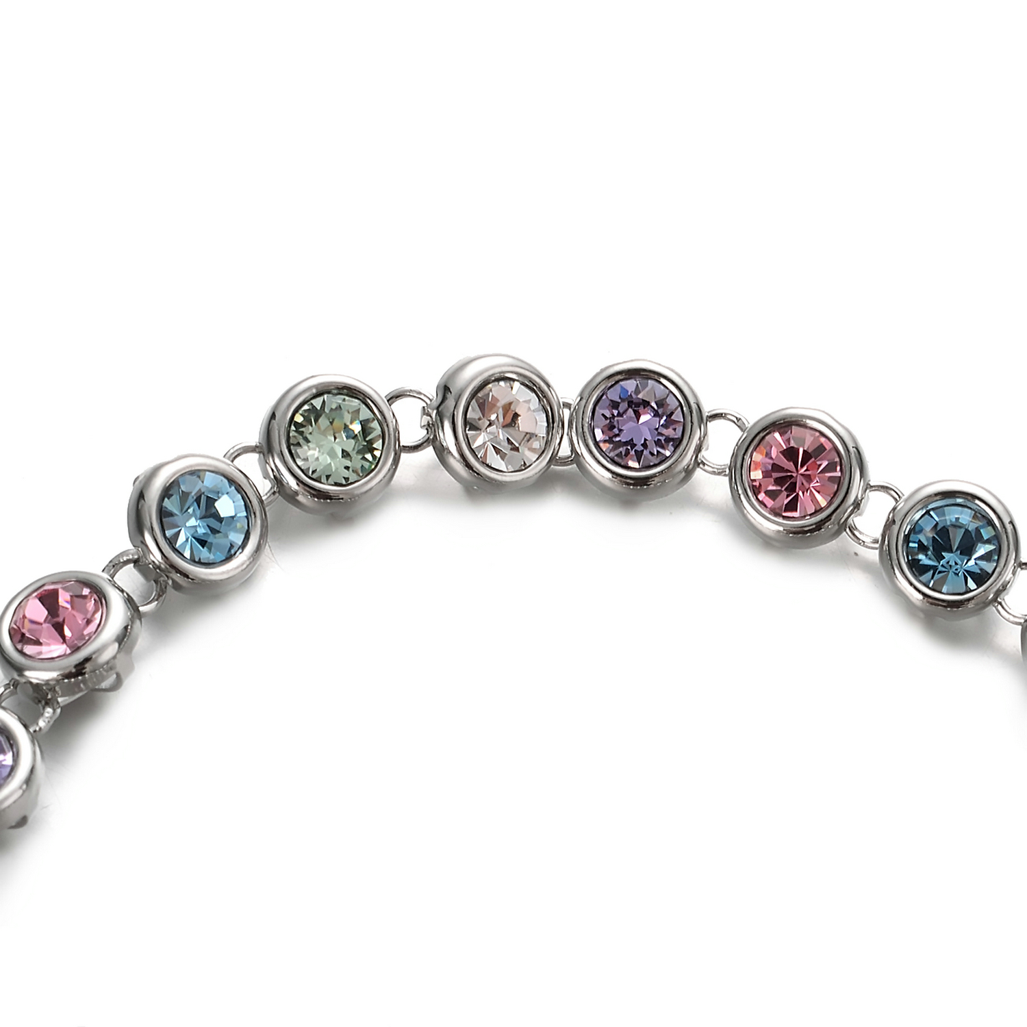 Yoursfs – ensemble de 6 bracelets de Tennis en zircone cubique pour femme, plaqué or Rose 18 carats, coupe ronde, cadeau d'anniversaire de mariage, 223z