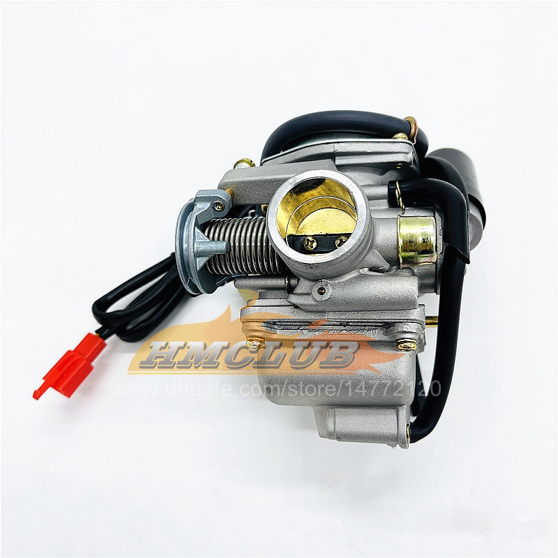 24mm Motorcycles PD24J Carburetor Electric Choke for Honda GY6 125cc 150cc Scooter ATV 4 stroke MHY30