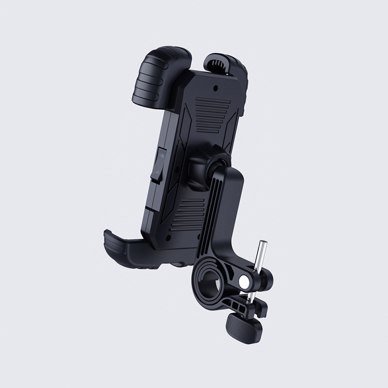 Bike Phone Mount Holder Motorcycle Handlebar Anti-Shake Bicycle Phone Clamp 360 Degree Rotation for iPhone 15 14 13 Pro Max Samsung Galaxy Smartphones