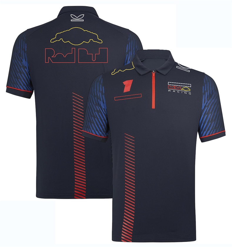 2023 Abbigliamento da corsa F1 estivo Abbigliamento da corsa di Formula 1 Camicie POLO uomo e donna T-shirt casual a maniche corte di grandi dimensioni ad asciugatura rapida