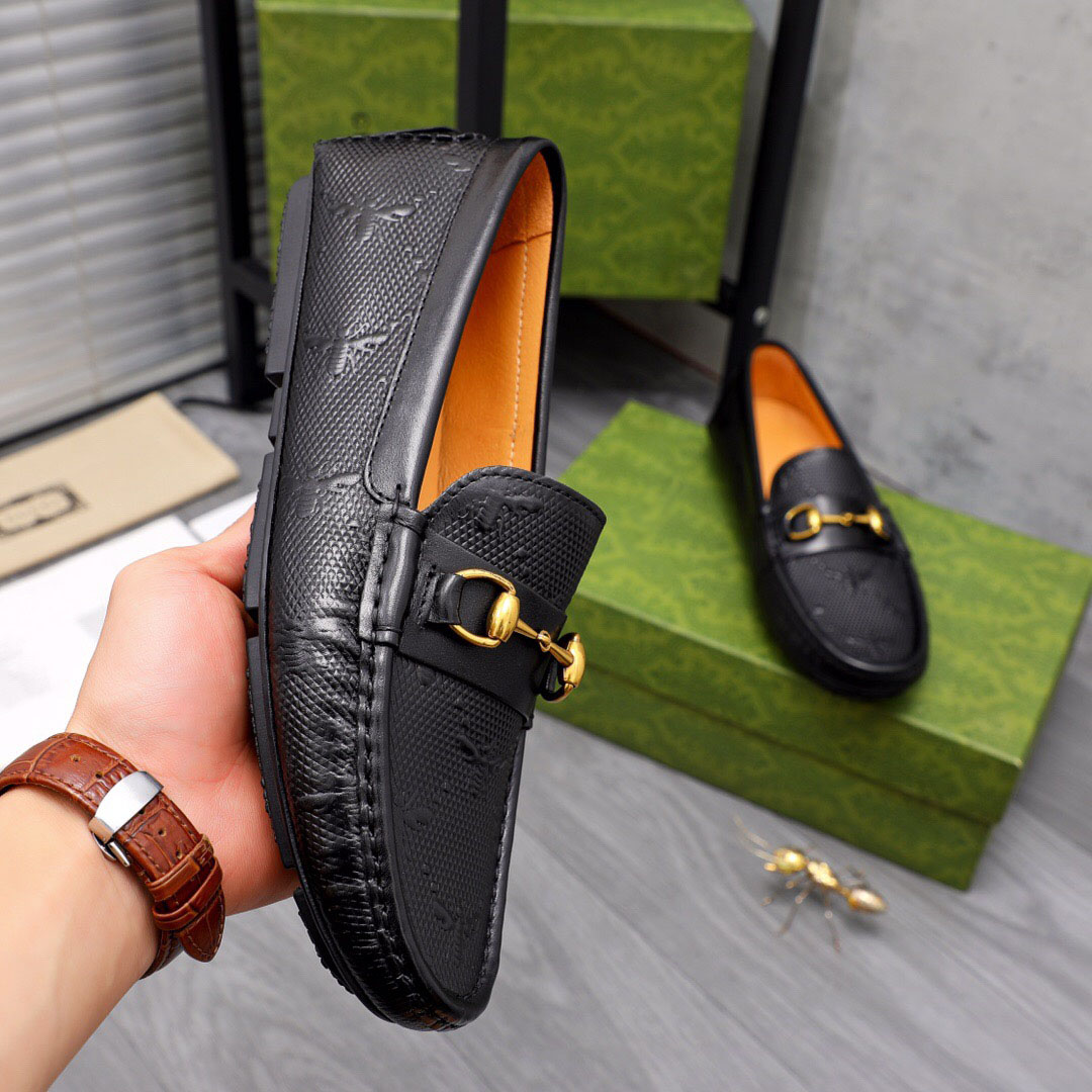 2023 Men Dress Shoes Business Designer Casual Breathable Loafers Male Brand Formal Party Wedding Driving Shoes Size 38-44