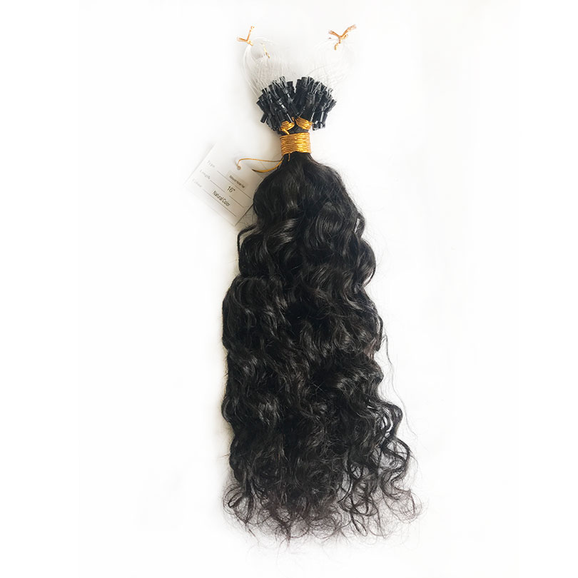 Brazylijska Remy Hair Loop Micro Ring Hair Hair Extensions