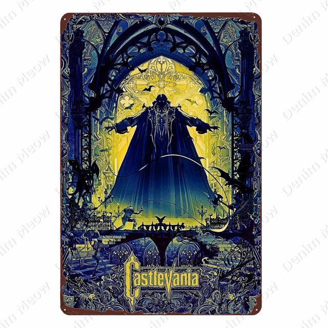 Video Game Vintage Metal Painting Sign Gamer Room Home Decoration Game Gamepad Wall Poster Gift for Kid Men Living Room Plaque 30X20cm W03