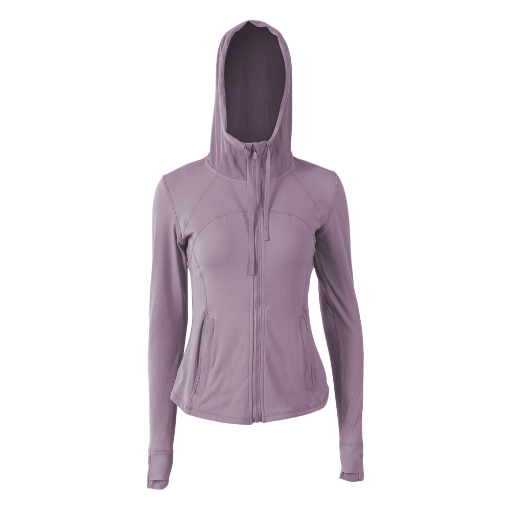 Solid colo lu nuevos deportes para mujer de manga larga gimnasio ropa de entrenamiento elástica lulu chaqueta de yoga para mujer top de color sólido casual apretado gimnasio perfecto