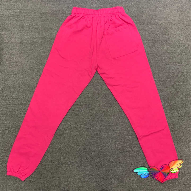 Men's Pants Pink Spider 555555 Sweatpants Men Women 1 1 Web  555555 Pants Foam Print Drawstring Terry Trousers