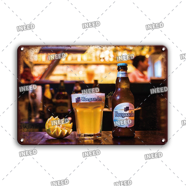 New Arrival Beer Brand Metal Painting Plate Sign Vintage Kitchen Bar Decor Plaque Cartel Metal Retro Ricard Tin Poster Cast Iron Signs 30X20cm W03