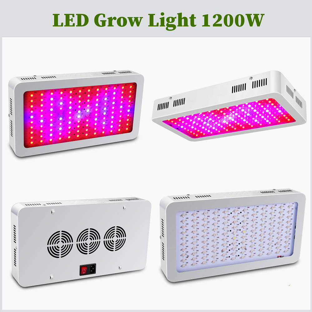 LED élèvent la lumière 600/800/900/1000/1200/1800/2000W spectre complet légumes/floraison 410-730nm pour les plantes d'intérieur serre de fleurs poussent la tente