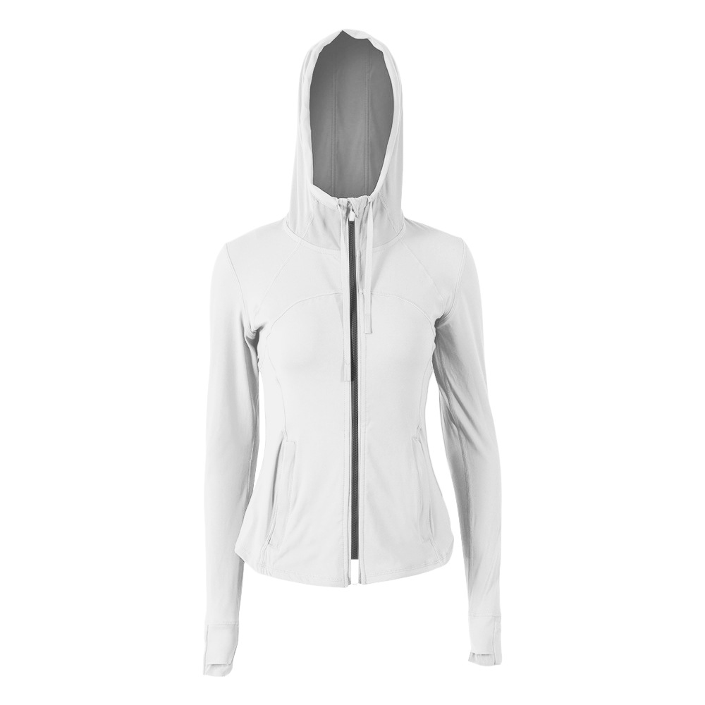 Solid colo lu nuevos deportes para mujer de manga larga gimnasio ropa de entrenamiento elástica lulu chaqueta de yoga para mujer top de color sólido casual apretado gimnasio perfecto