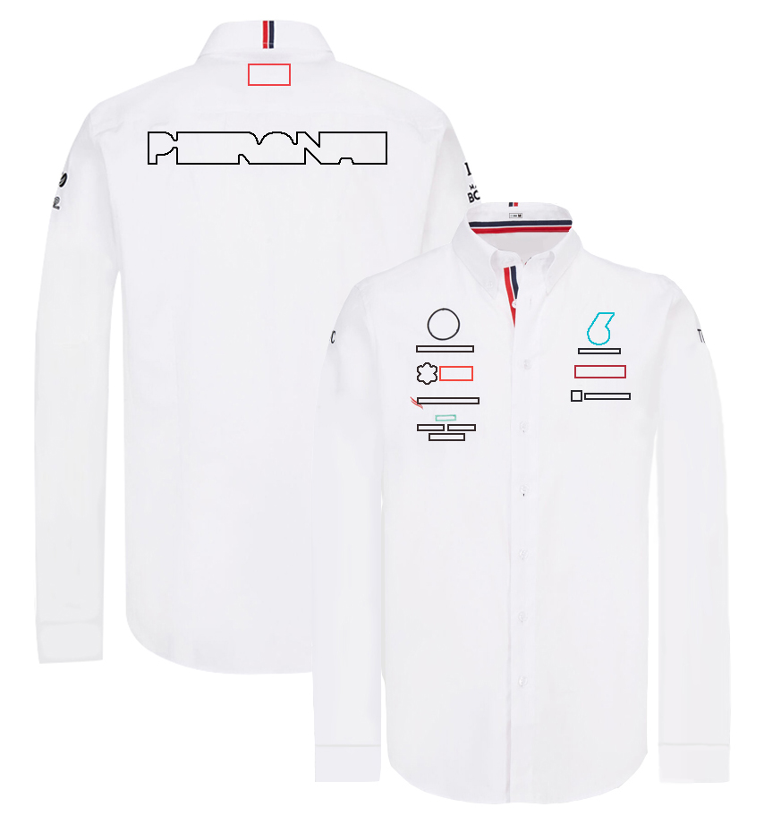 F1 Drużyna T-shirt Formuła 1 wyścigowe fani T-shirt z krótkim rękawem Summer Lapel Polo koszulki Niewłaściwe kobiety Męskie T-shirt Zakres duży Jer200u