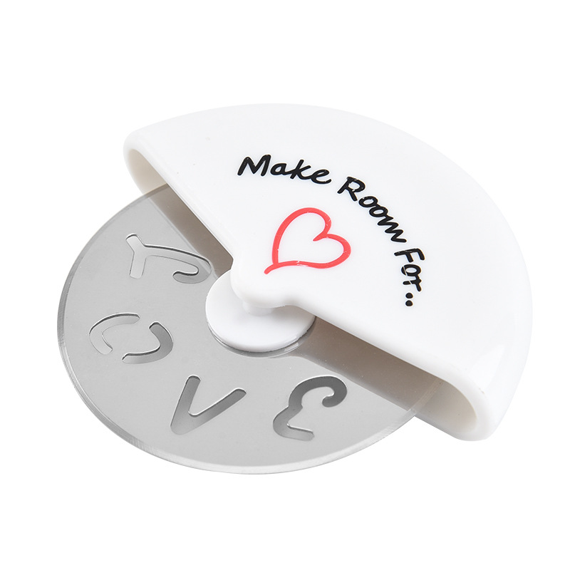 Pastry Tools "A Slice of Love" Stainless Steel Pizza Cutter in Miniature Pizza Box Baby Shower Gifts & Wedding Favors dh4555