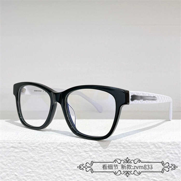 2024 Top designers Men's Luxury Designer Women's Sunglasses Xiaoxiang plain same thin face box glasses frame ins letter leg can be matched with short-sighted woman