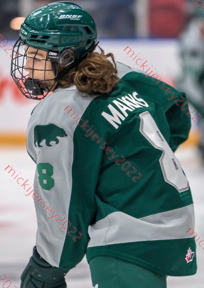 Maillot de hockey Everett Silvertips cousu sur mesure Jackson Berezowski Donavan Bodnar Beau Courtney Ty Gibson Kyan Grouette Kaden Hammell Maillots Everett jeunesse pour hommes