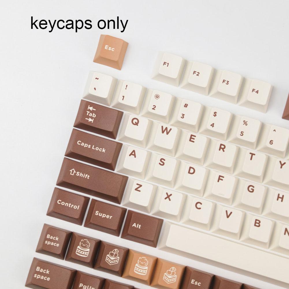 164 Tasten für GMK Tiramisu Tastenkappen Tastenkappen PBT DYE-SUB Sublimation mechanische Tastatur Original hohe Tiramisu-Tasten