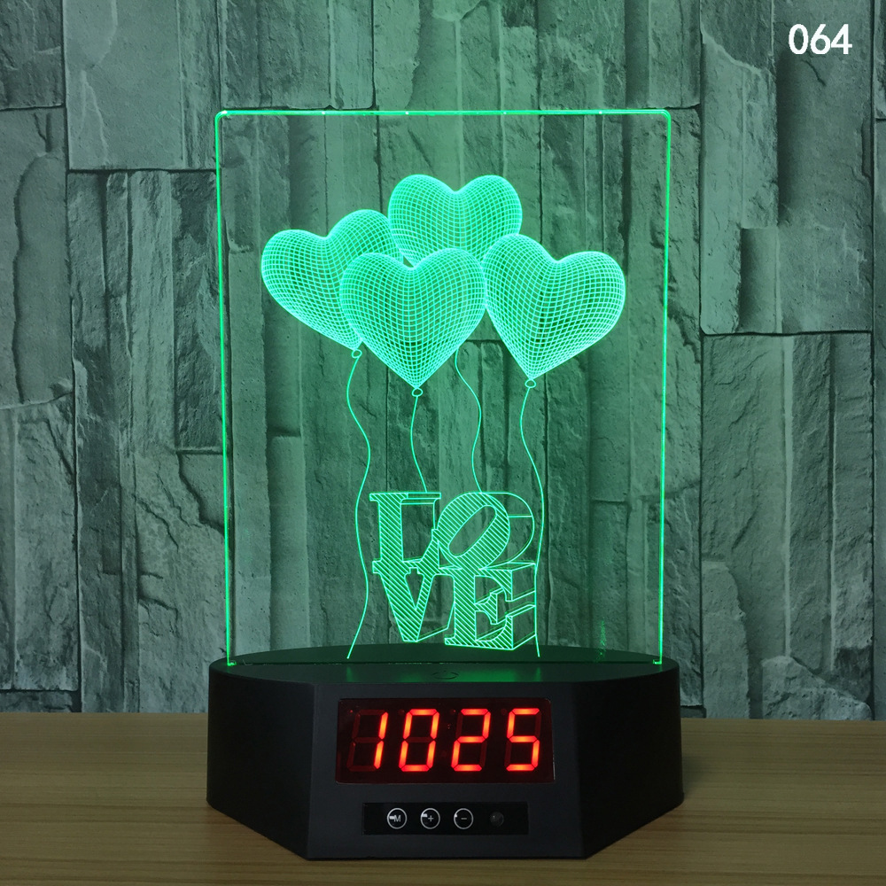 2023 LED Gadget night light luminous 3d small night light creative gift led wireless USB table lamp colorful remote control