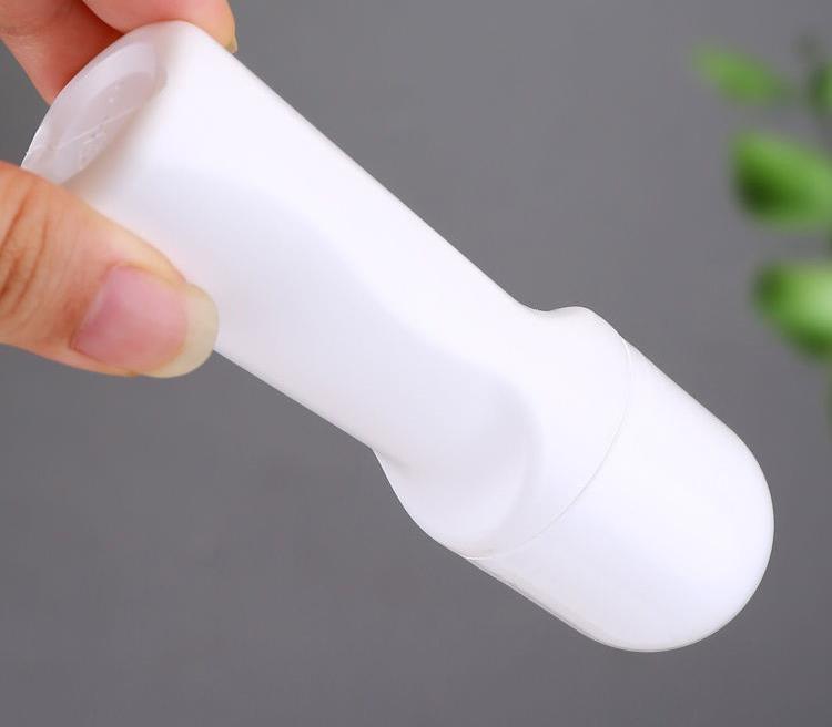 30ml 50ml 60ml Roll On Bottles White Plastic Deodorant Roller Bottle-Travel Refillable Cosmetic Packaging Oil Bottle SN729