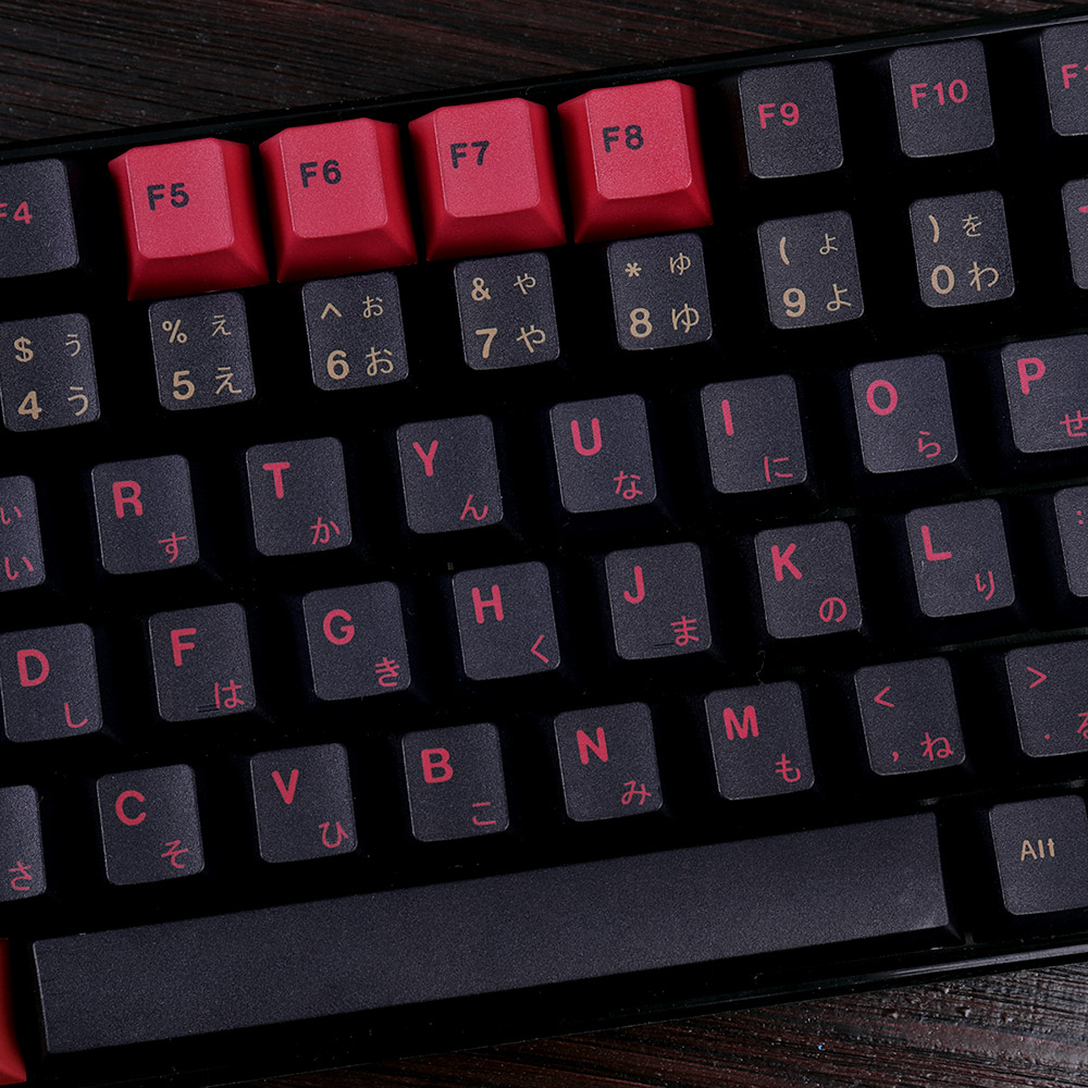 GMK Higanbana Büyük Set PBT KEYCAP BINE-SUB KİRALAMA PROFİL KEYFAPS Mekanik Klavye Oyun Anahtar Kapağı İçin Japon Özel Anahtarları