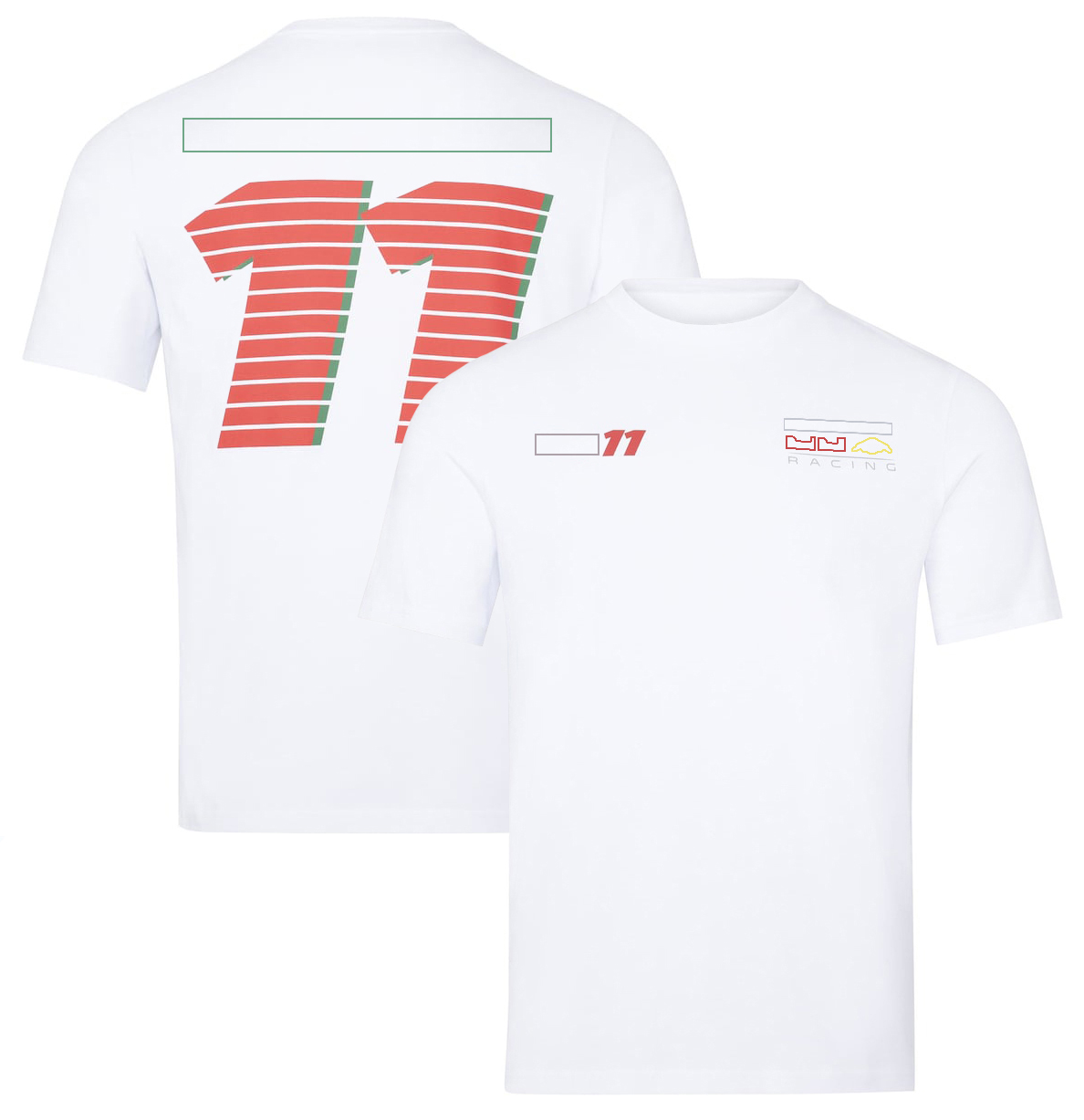 2023 Nueva camiseta de carreras F1 Fórmula 1 Camiseta de conductor Verano Hombres Mujeres Moda Contraste Color Casual Camiseta de manga corta Tallas grandes