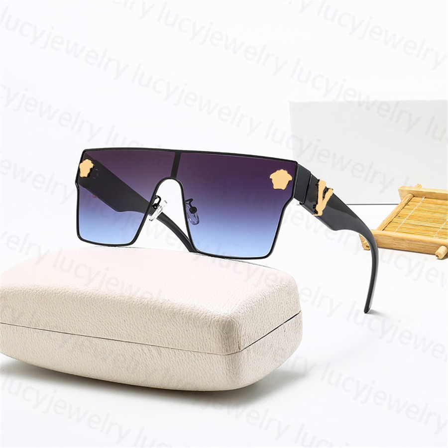 Designer Sunglasses for Woman Man Polarized Sunglass Fashion Square Goggle Sun glass 7 Color Adumbral