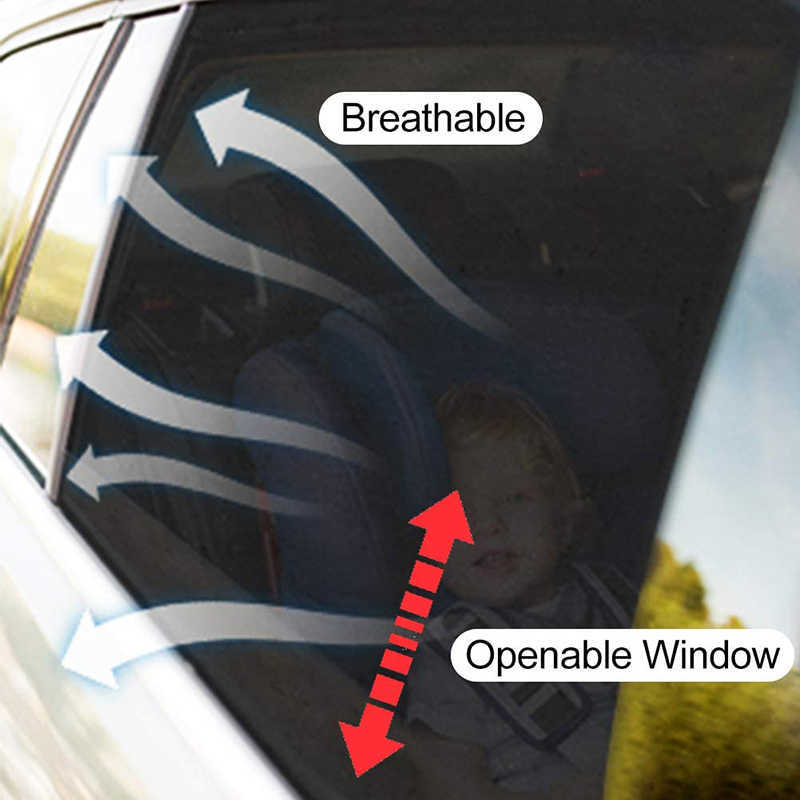 Nuovo 1 pz universale magnetico tendine finestrini laterali auto protezione UV tenda parasole rete traspirante mesh bambini finestrino posteriore parasole