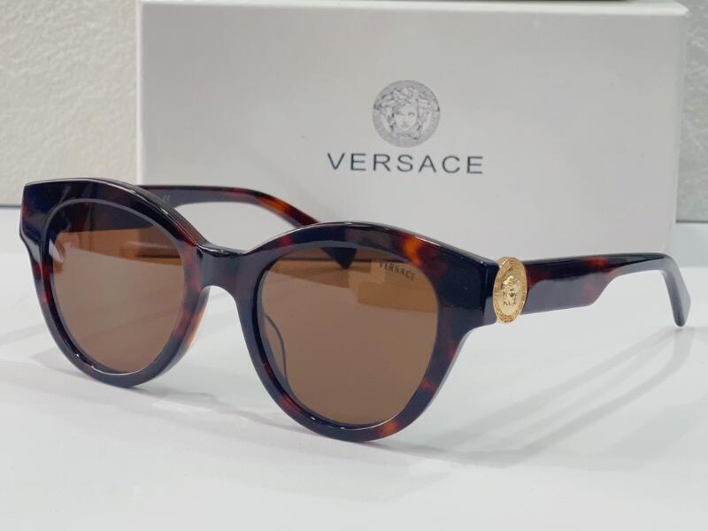 5A Sunglass VS VE4435 Charm Meidussa Round Eyewear Discount Designer Sunglasses Acetate Frame For Women With Glasses Bag Box Fendave