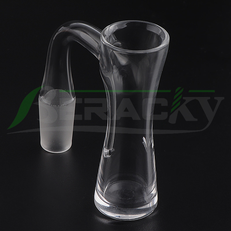 Beracky Clessidra a saldatura completa Banger al quarzo con spinner automatico con marmo di vetro Smeraldo Perle Terp Pillola di quarzo cavo 10mm 14mm 18mm Chiodi maschio femmina impianti di bong