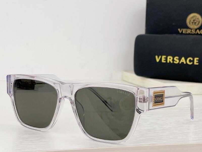 5A Sunglass VS VE4379 Vintage Logo Medussa Eyewear Korting Designer Zonnebrillen Acetaat Frame 100% UVA/UVB Met Glazen Zak Doos Fendave