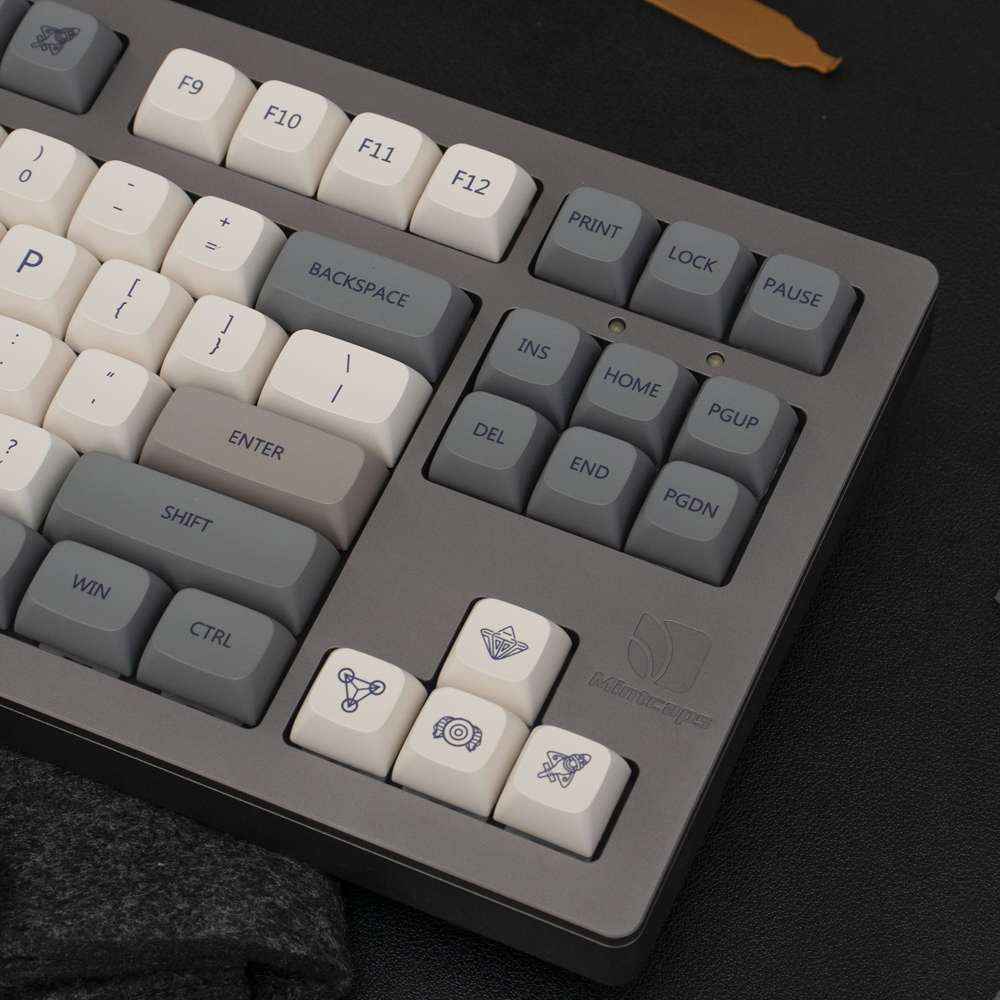 Openbaring 133 toetsen XDA PROFIEL PBT KeyCap Dye-Sub Engels aangepaste persoonlijkheid Keycaps voor mechanisch toetsenbord 61/64/68/75/84