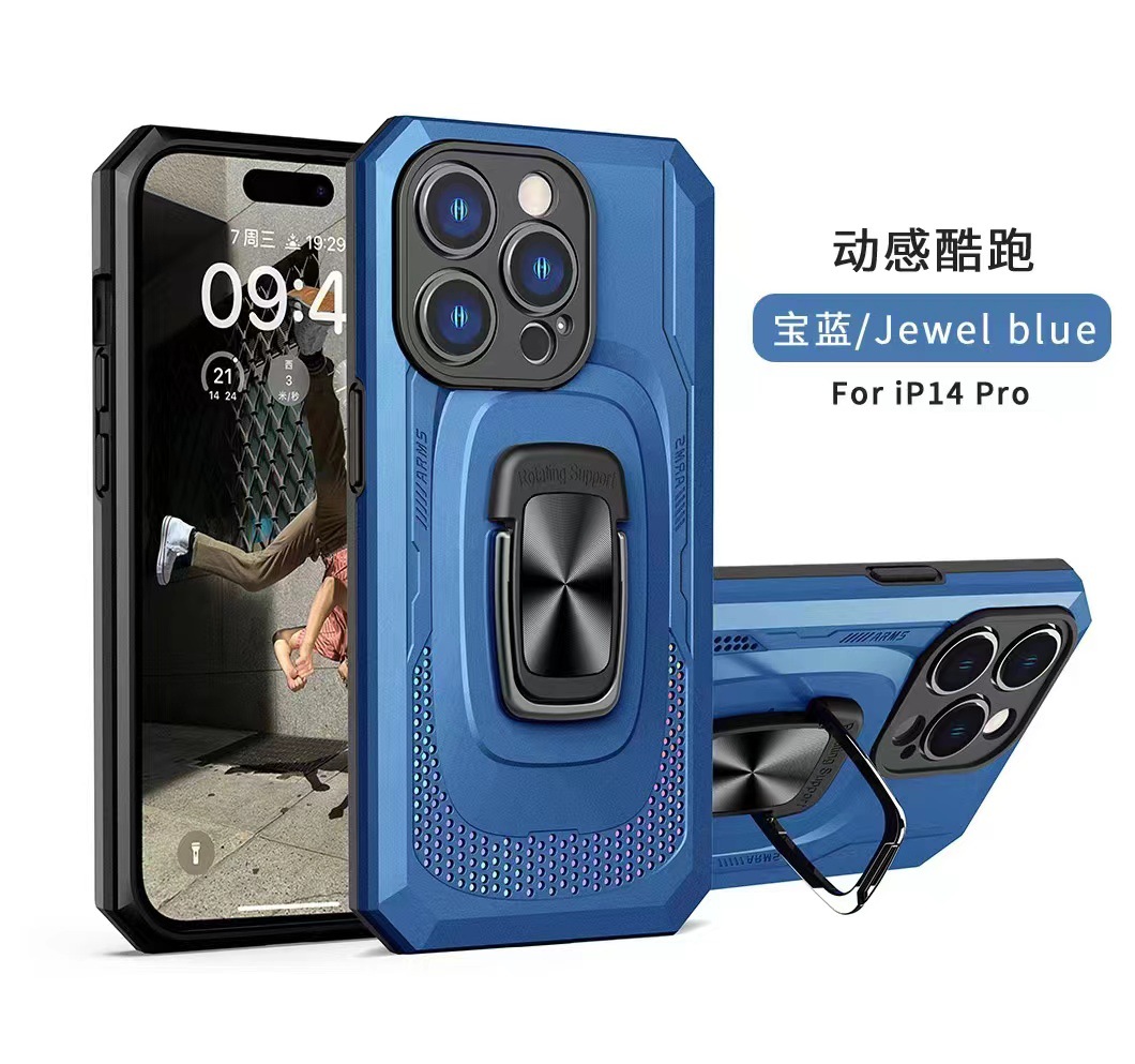 Cas de béquille d'anneau hybride de bâti de voiture pour Huawei Honor X7A X8A X9A Nova 10 SE 70 Y70 Y90 Plus X7 X8 X10 cas dur couverture arrière de PC