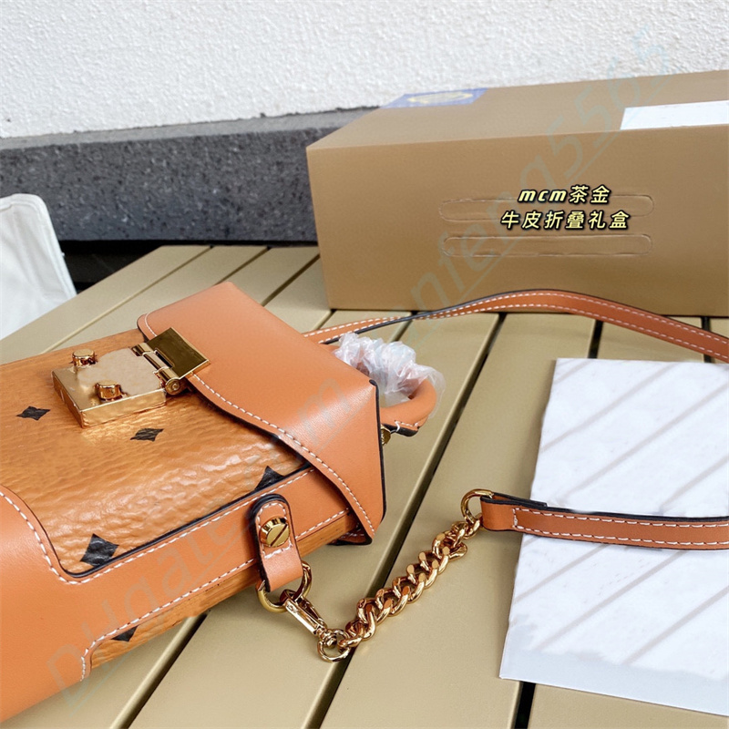 Mini-Schlossverschluss Schultertasche Frau Luxushandtaschen Hochwertige Designer-Umhängetasche mit klassischem Druck Abendtaschen Clutch-Taschen Hobo-Geldbörsen Brieftasche