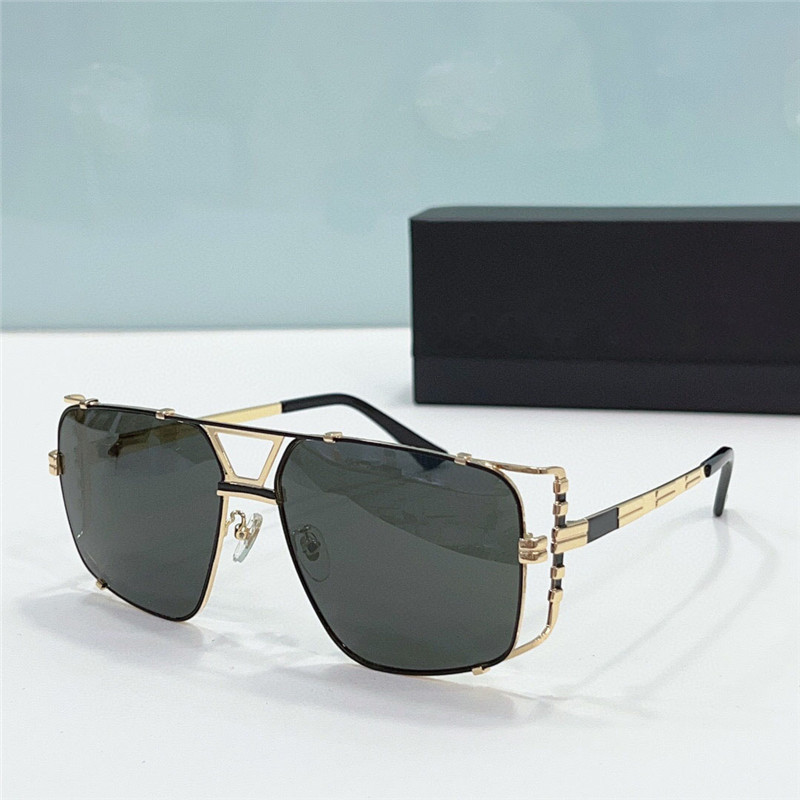 Nowe okulary przeciwsłoneczne dotyczące projektu mody 9093 Duża ramka pusta kwadratowa rama punkowa popularne okulary ochronne Uv400 soczewki goggle219l