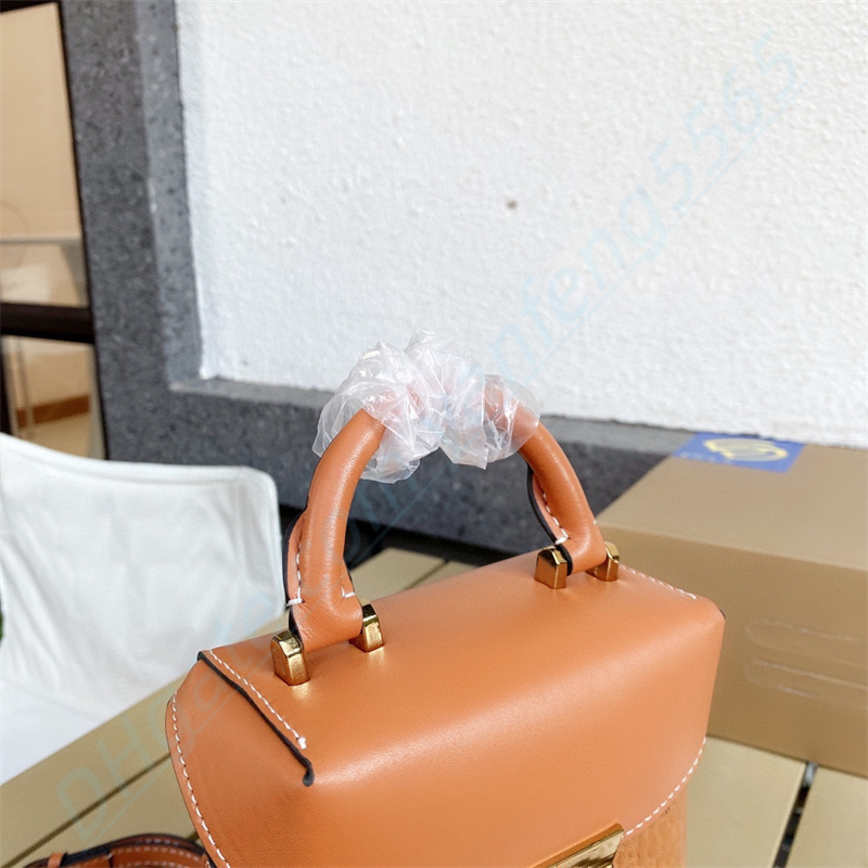 Mini-Schlossverschluss Schultertasche Frau Luxushandtaschen Hochwertige Designer-Umhängetasche mit klassischem Druck Abendtaschen Clutch-Taschen Hobo-Geldbörsen Brieftasche