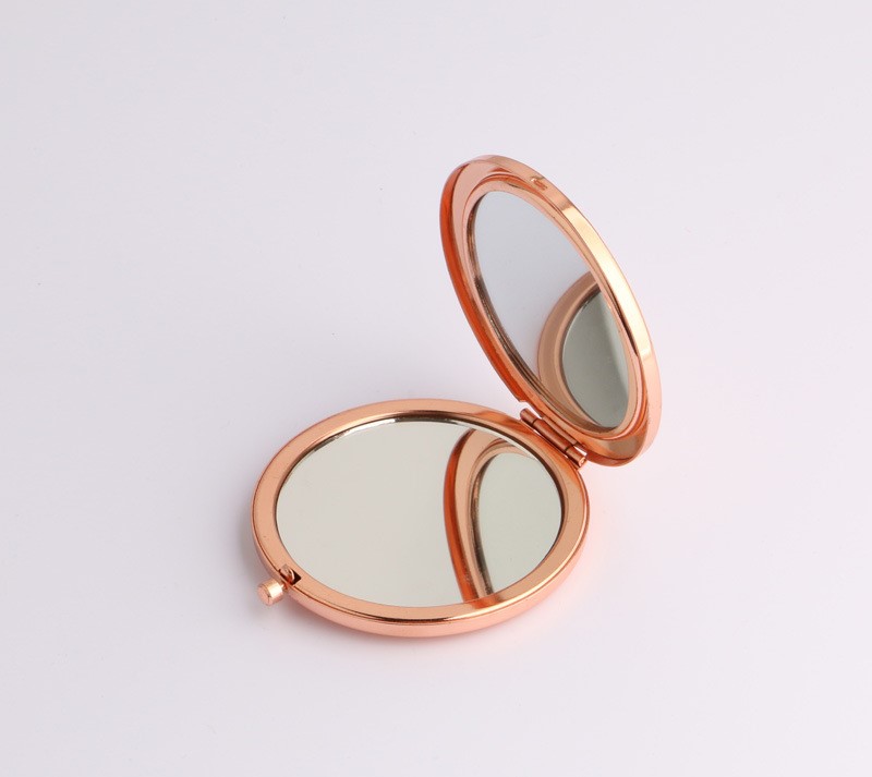 Espelhos de cosméticos portáticos dobráveis ​​sólidos de 70 mm