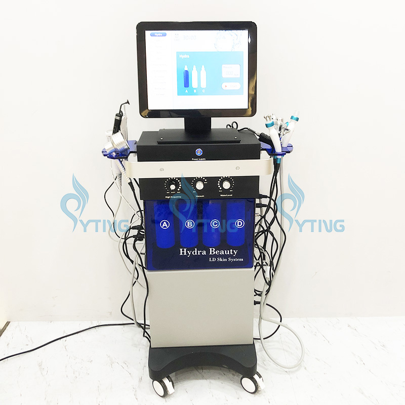 Hydro Peel Machine 14에서 1 미세 박피술 Hydra Dermabrasion Aqua Deep Cleaning RF Face Lift Skin Care