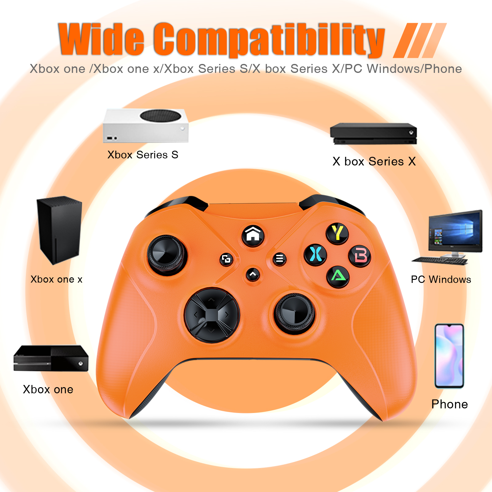 controller wireless Microsoft Xbox Core Xbox Series S X XSS XSX controller smartphone Xbox One/Steam/PC/Android/IOS