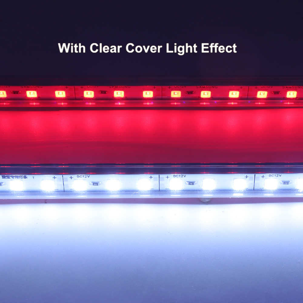 Tiras de LED LED Girid Strip DC12V SMD5054 Alto brilho sob o gabinete Lâmpada de alumínio de 50 cm Luzes de barra