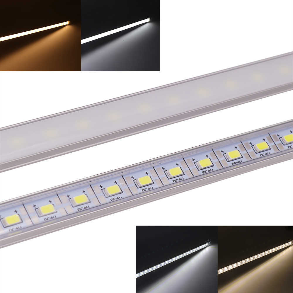 LED -stroken 10 cm 20 cm 35 cm 40 cm 50 cm 5V USB LED BAR LICHT SMD 5630 Stijgelste strip hard licht met aan/uit schakelaar keukenkast licht P230315