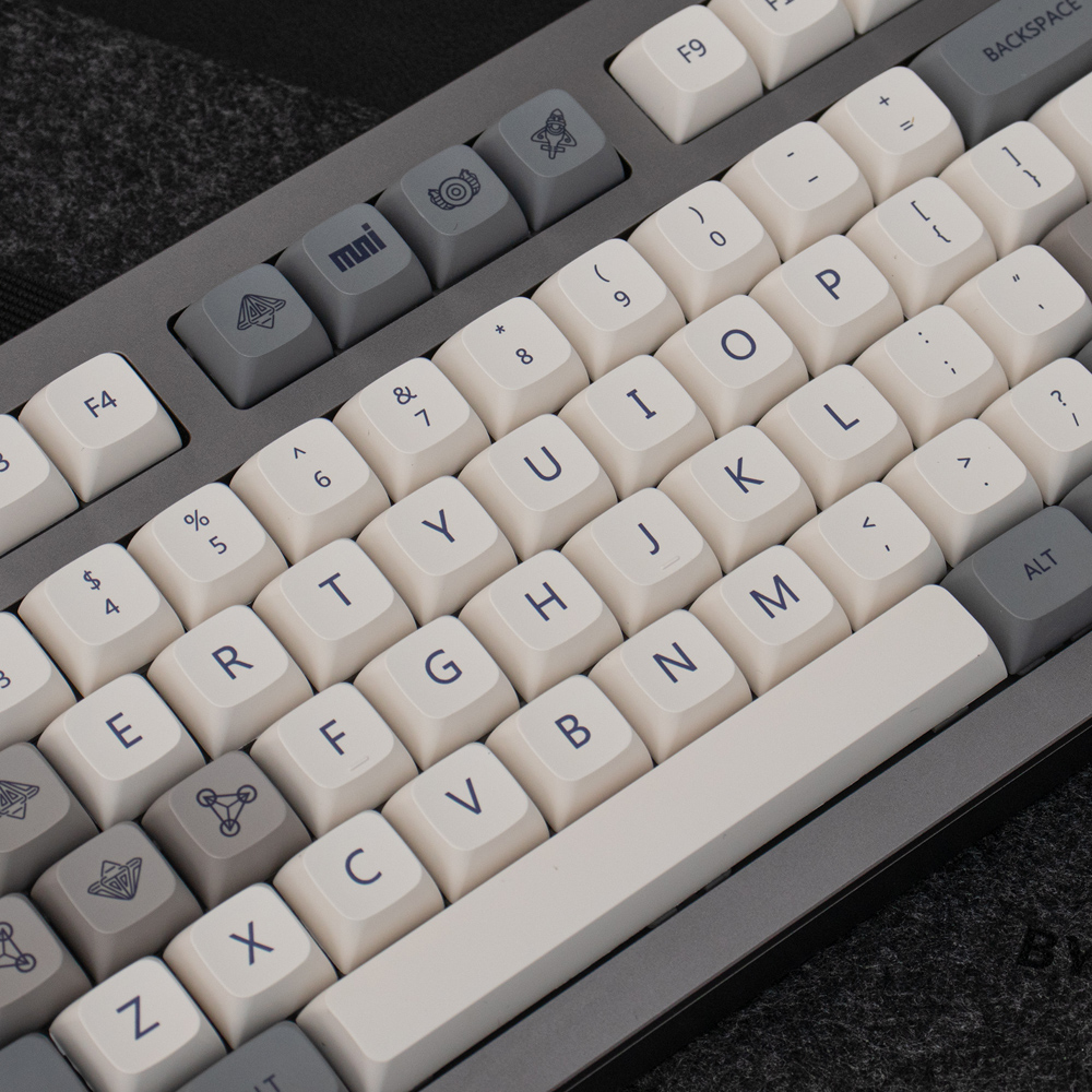 Openbaring 133 toetsen XDA PROFIEL PBT KeyCap Dye-Sub Engels aangepaste persoonlijkheid Keycaps voor mechanisch toetsenbord 61/64/68/75/84