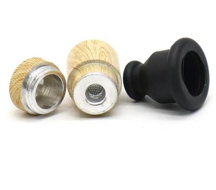 53mm Mini Nipple Metal Bullet Fumer Pipe Sneak a Toke Distributeur de tabac à priser One Hitter Pipes 3 Types à choisir