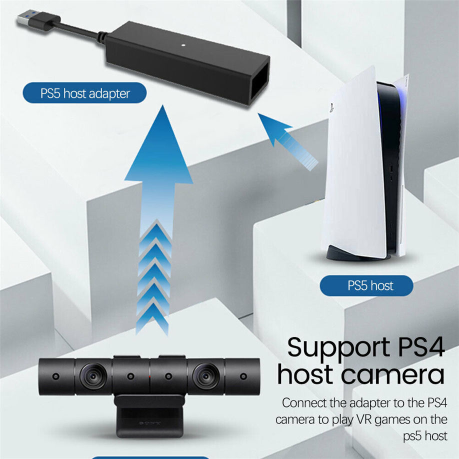 USB 3.0 VR PS4 To PS5 Convert Cable USB3.0 PS VR Connector Line Mini Camera Adapter For PS5 Games Accessories PS4