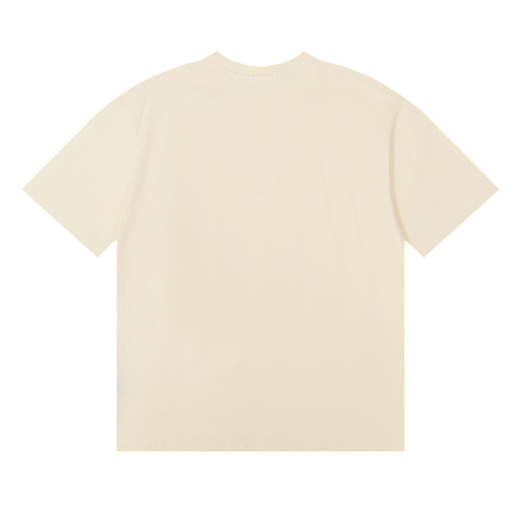 特大のティーTシャツメンズコットンTシャツ半袖ティーボートプリントTシャツ3色