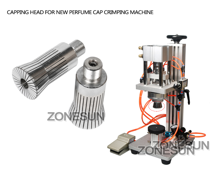 رئيس طلاء Zonesun لآلة Cappume Capping Capper Capp Metal Cap Machine Machine