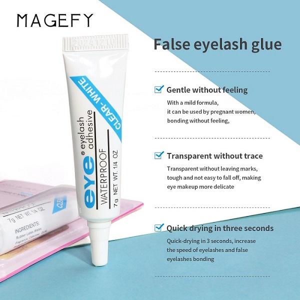 Eyelash lash Fake eyelash glue grafting and pasting eyelash glue white glue beauty tool