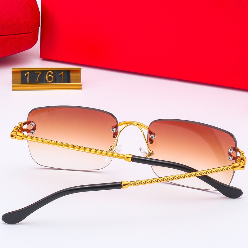 Designer rote Sonnenbrille für Frauen Mann Sonnenbrillen Fashion Classic Klassiker Gold Metall Rahmen Waeglasse Goggle Outdoor Beach MU203C