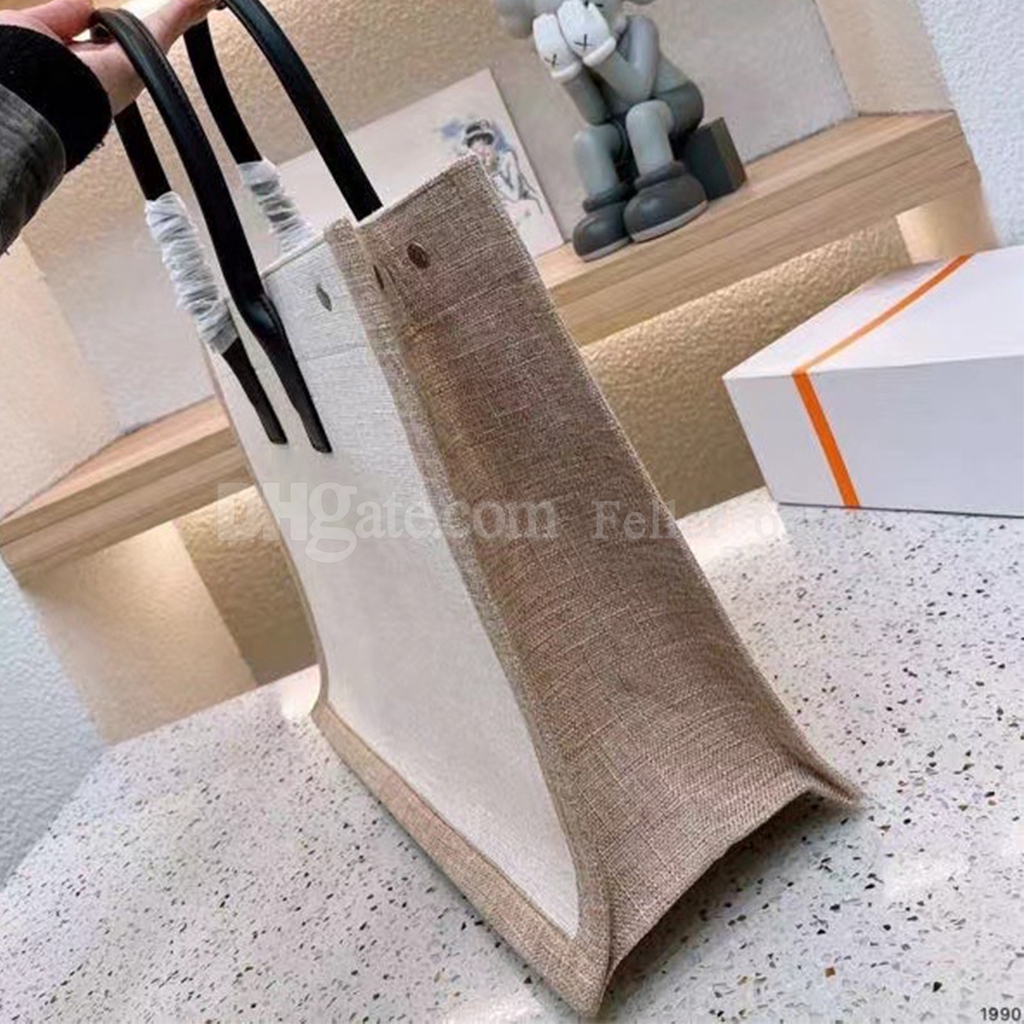 Relief Leather Tote Bag Beach Sunmmer Women RIVE GAUCHE Handbag Straw Braid Shoulder Bag Shopping Bags Purse Embossed Letters Shoulders tote bags