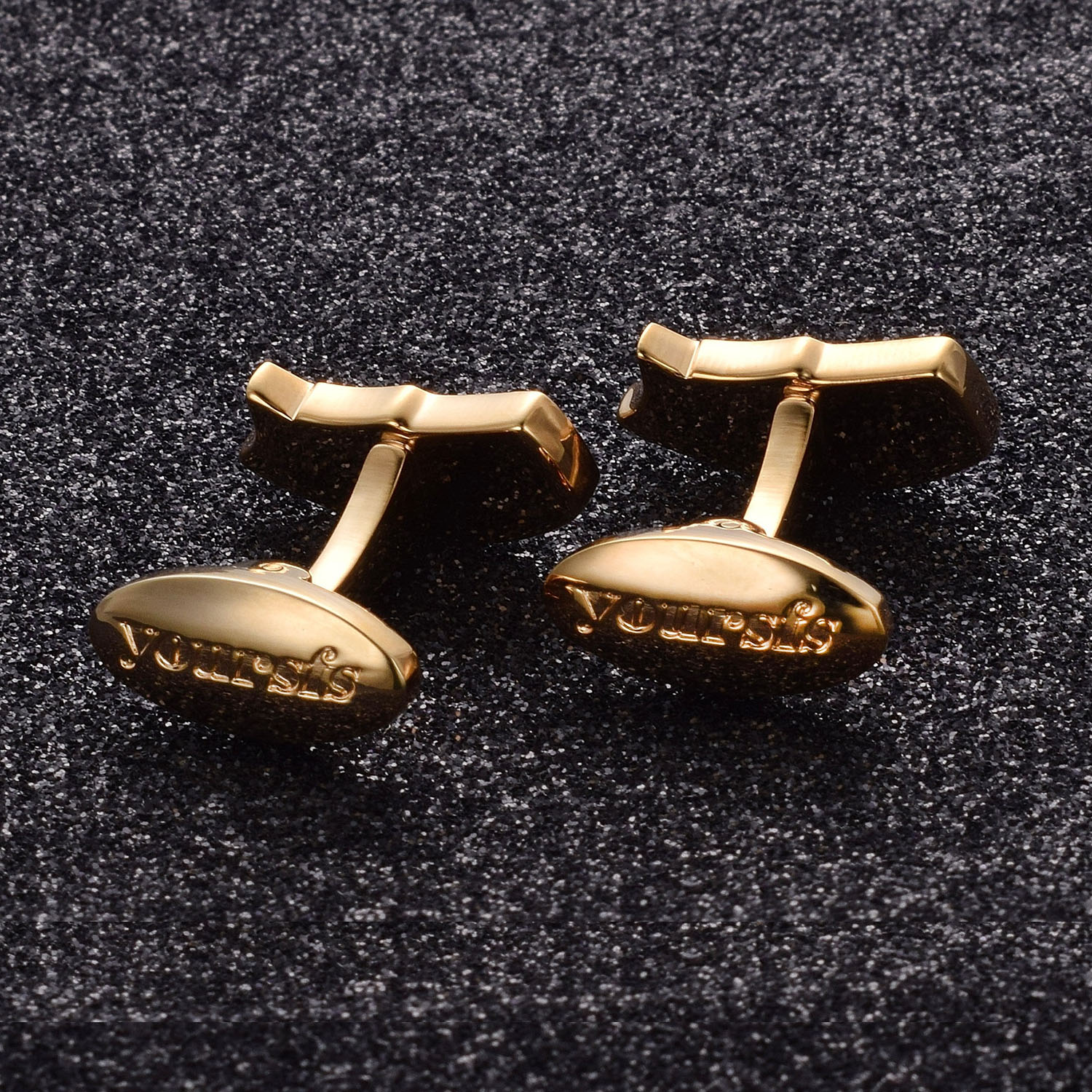 Yoursfs Set Fish Cuff links Men Fashion Gold Plated 18K Unique Anniversary Holiday Birthday Gift3451863