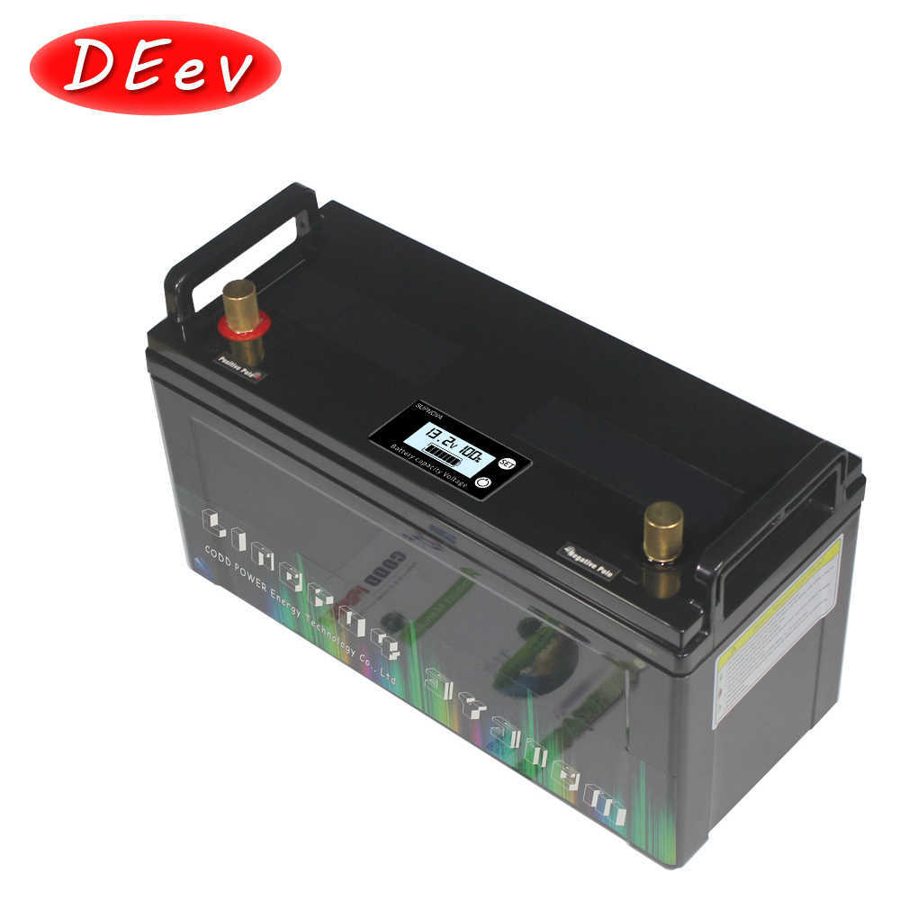 24V 100AH ​​LIFEPO4 Batterij met Bluetooth BMS Solar RV Home Storage Forklift Yacht Boat Electric Bicycle Motor Deep Cycle Battery