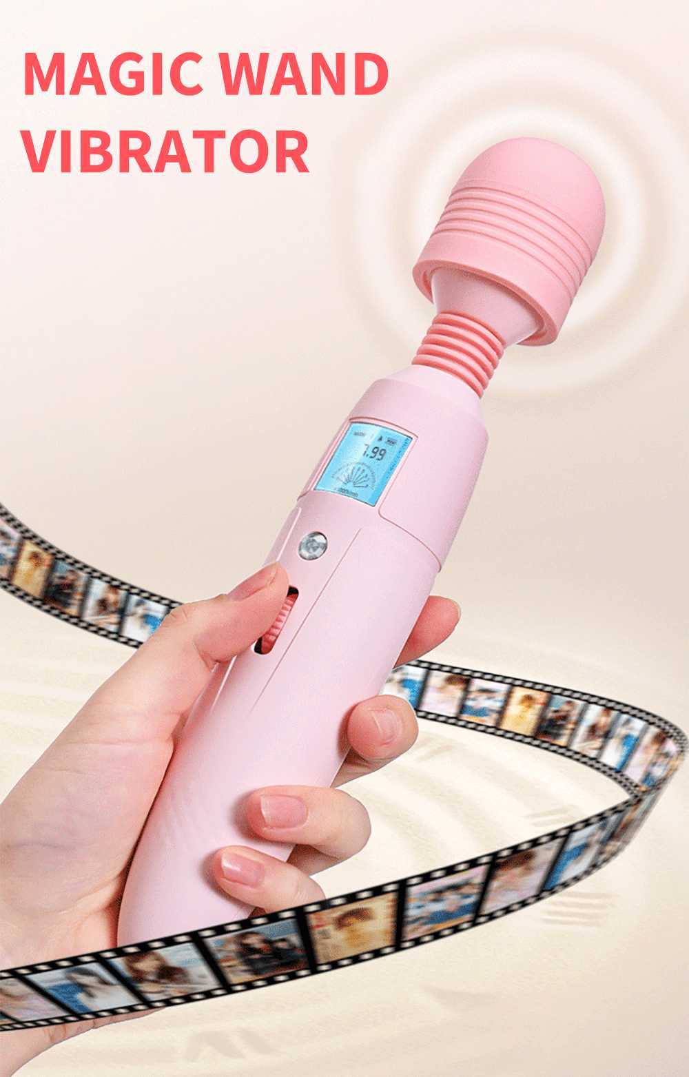 Nxy Vibratori Potente bacchetta magica donna Stimolatore del clitoride Av Stick g Spot Massaggiatore Masturbatore femminile Giocattoli del sesso le donne 230310