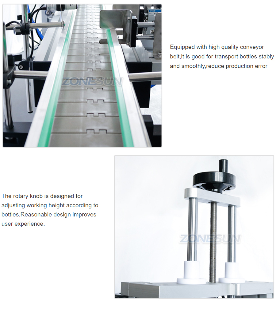 Zonesun ZS-XG16DV Anpassad automatisk vinflaska Cork Cap Pressing Capping Machine